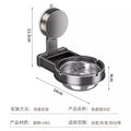 Suction cup punch-free bathroom ashtray for home toilet wall-mounted anti-fly ash storage separates creative ashtray