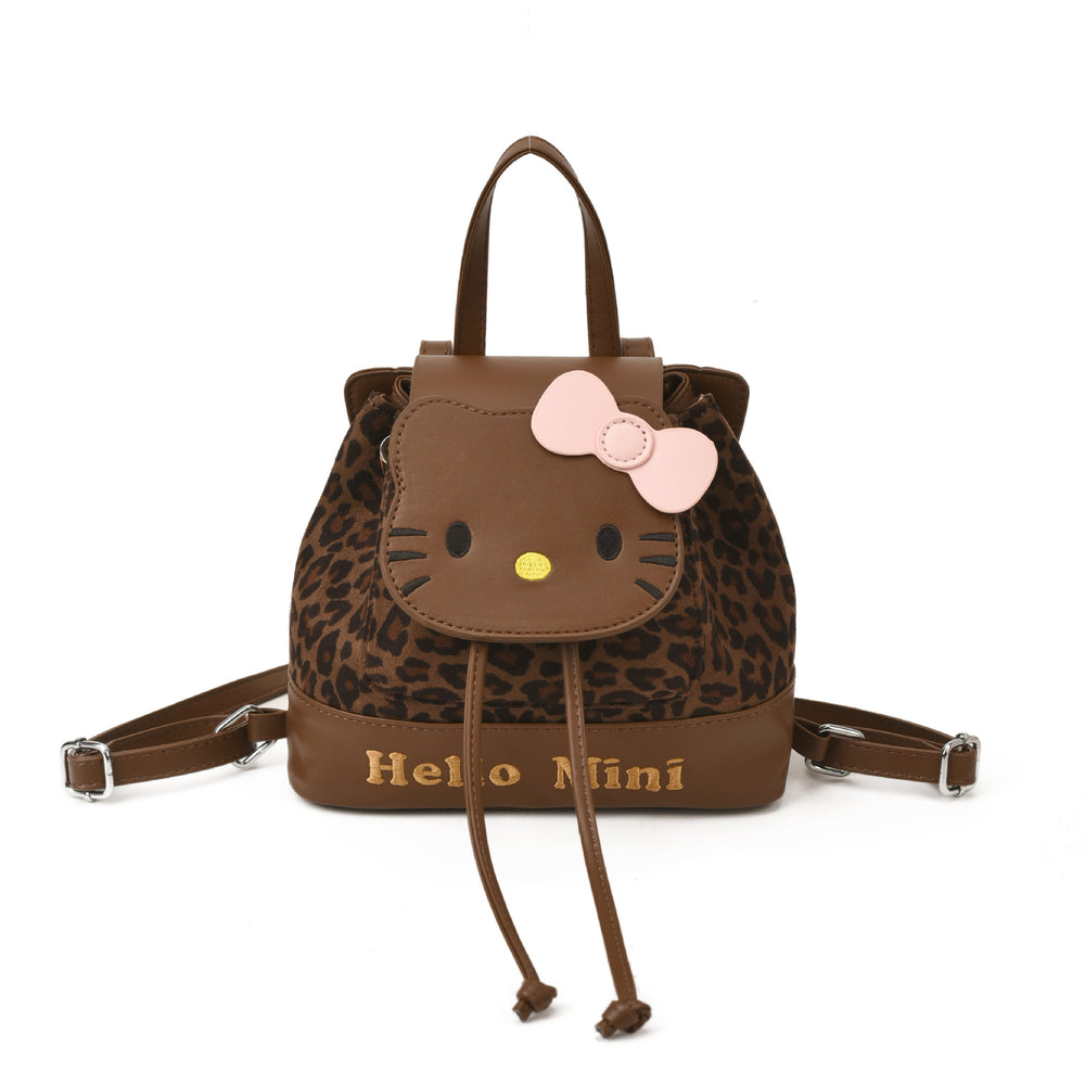 Cute cartoon mini backpack for women, new kitty cat backpack, stylish and versatile student bag, sweet commuter bag