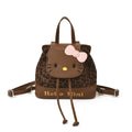 Cute cartoon mini backpack for women, new kitty cat backpack, stylish and versatile student bag, sweet commuter bag