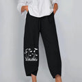 factory direct spring/summer new arrivals: women's elastic waist cotton linen loose casual pants/homewear pants for export