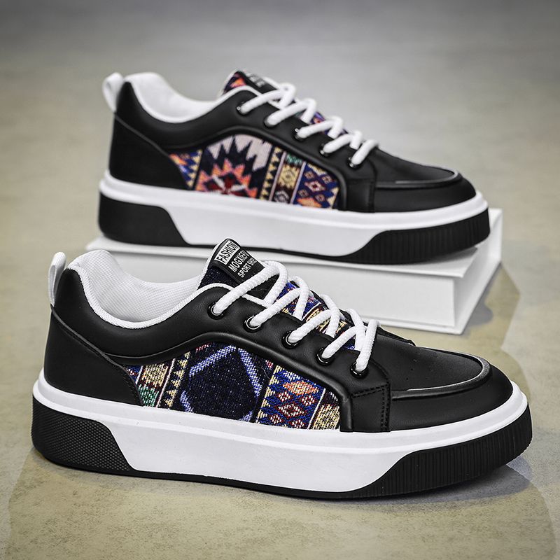 Hot-selling 2025 spring men's casual sneakers: trendy, versatile, thick-soled athletic shoes - instagram-worthy style