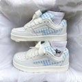 2026 summer unisex sneakers: american-style, niche bread shoes, breathable, fresh summer design, white shoes for students and couples
