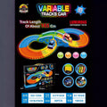 New arrival cross-border assembleable kids toys cool luminous track toy car lighting toys patchwork track piece