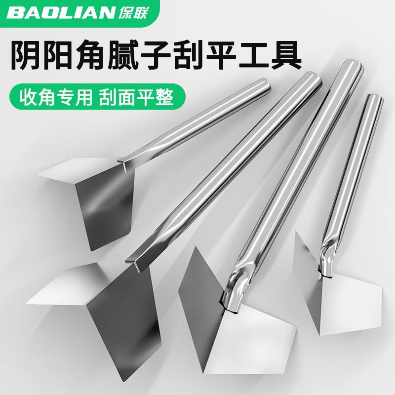 Baolian stainless steel inner corner tool, inner and outer corner grinding artifact, corner puller, putty scraper, inner wall inner corner, outer wall outer corner tool