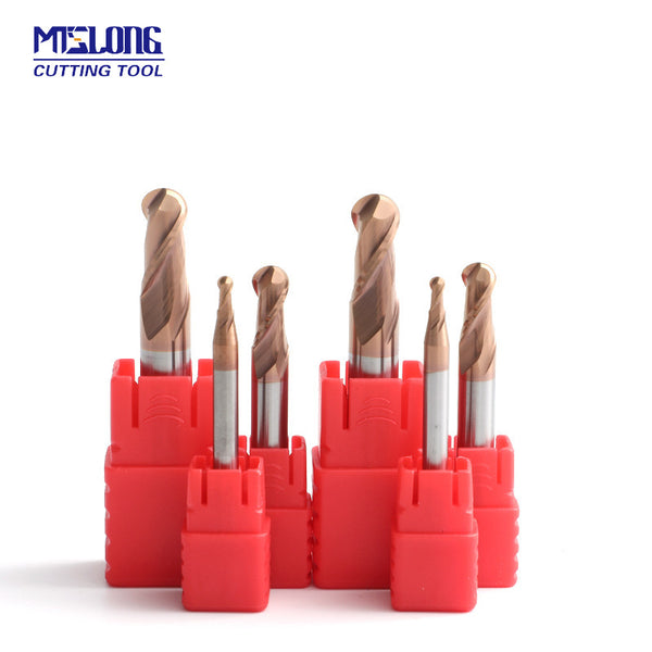 Manufacturer wholesale 55 ° ball cutter coated tungsten steel ball end milling cutter numerical control machine tool tool carbide steel spot