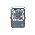 Multifunctional desktop fan, wall-mountable, high-velocity, foldable rechargeable fan, usb powered, energy-saving, brushless motor, portable