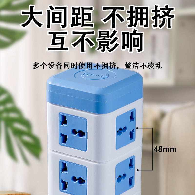 Universal power strip british style power strip tower european standard power strip hong kong style socket vertical macau 2-pin american standard usb power strip