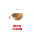 New creative ceramic plates - japanese retro round dinner plates, steak plates - wholesale for home and hotel tableware manufacturers
