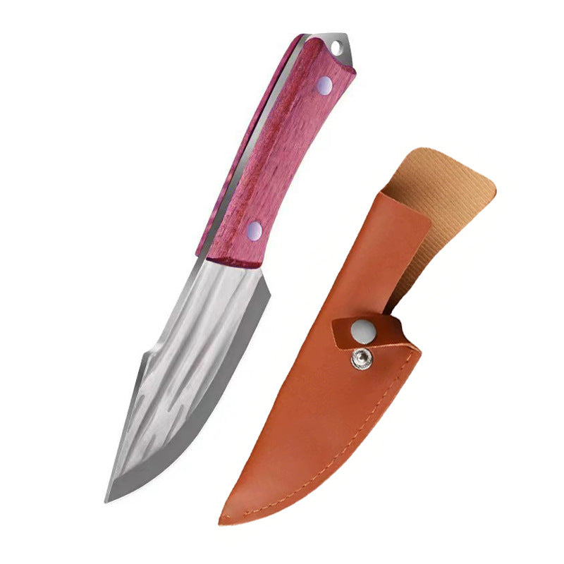 Forged boning knife, special butchering knife, sharp sheep and pig cutting knife, for home vegetable cutting, peeling and eating meat knife