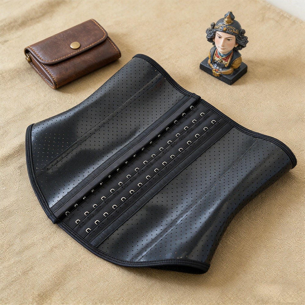 【premium selection】high-waisted latex waist trainer - asymmetrical design for sports, fitness, dance, and bodybuilding - tummy control, slimming, and posture correction
