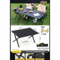 Camping table outdoor multi-functional foldable camping table and chair suit stall table portable plaid camping chair no