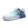 Men's spring 2026 new lightweight athletic shoes - breathable mesh sneakers, summer casual skate shoes, gradient white trendy shoes