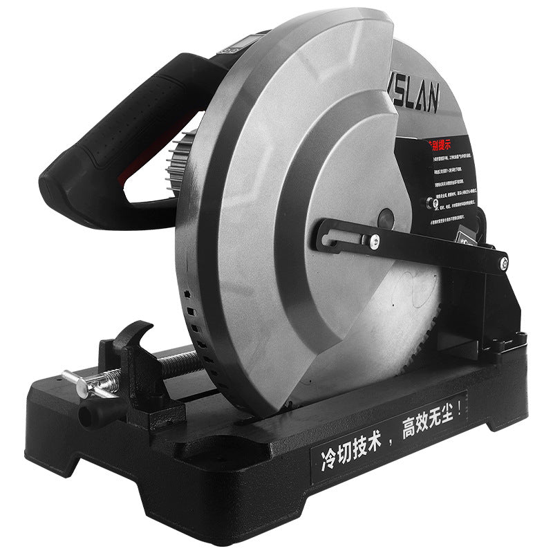 Cutting machine household steel cutting iron steel bar metal profile high power cold cutting saw desktop 14 inch 220V corner cutting machine