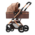 Customized kids stroller, two-way, sit and lie down, baby one-click foldable high-view stroller, foldable