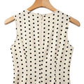 women's fashion:  summer new arrivals - european & american style, figure-flattering, polka dot, ruffle hem, sleeveless dress