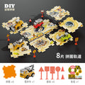 Engineering mixer truck [16pcs]
