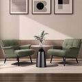 Single hotel lobby reception area table and four chairs set - casual sofa combination for cafes, offices, and meeting spaces