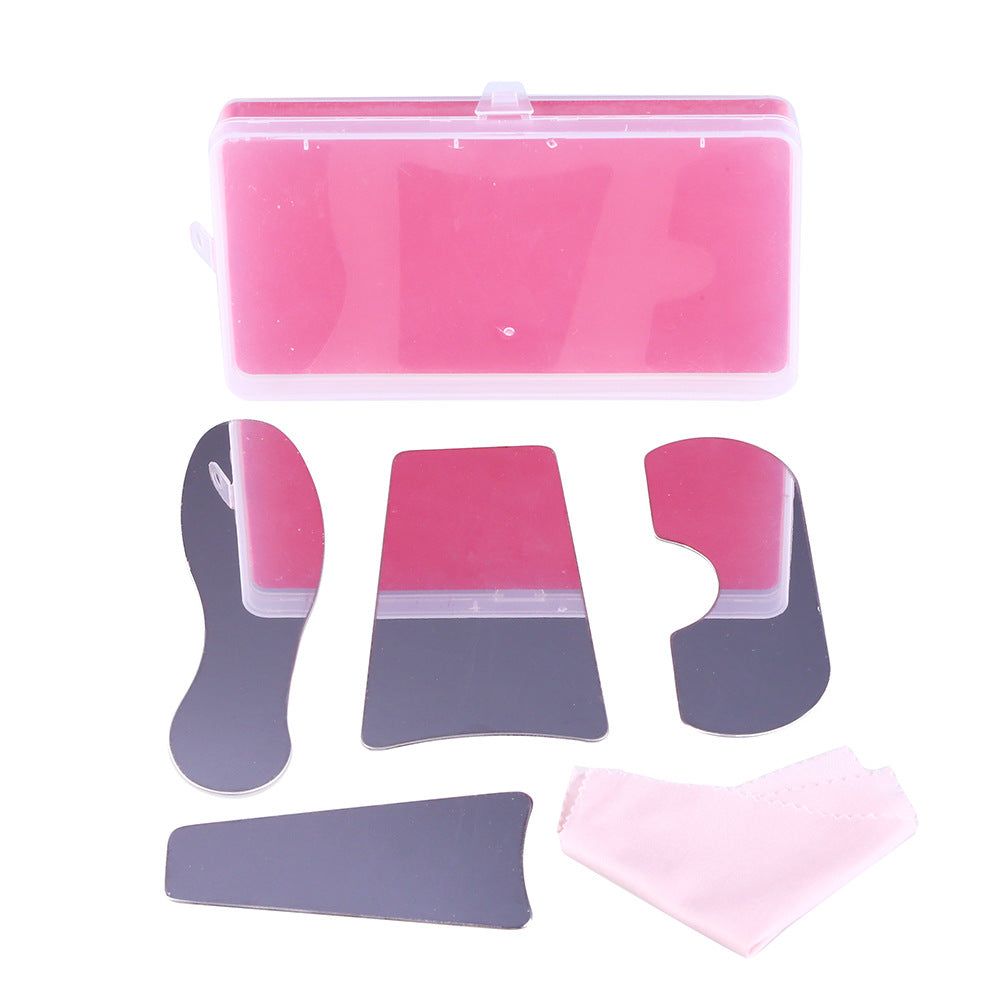 Dental reflector, orthodontic reflector, 4 photo reflectors in the mouth, stainless steel single-sided reflector