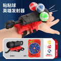 spider launcher sticky ball target ejection ball gun wrist jet indoor dart men kids toys