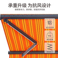 Double-sided electric retractable awning canopy - large area outdoor commercial tent for attractions - portable sun shelter