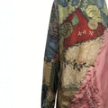 wholesale women's long-sleeved shirts, trendy all-season shirts with popular cross-border print designs, dropshipping available