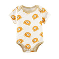 Baby romper spring autum triangle crawling short-sleeved male and female baby cotton 0-1 year old jumpsuit girl butt wrap