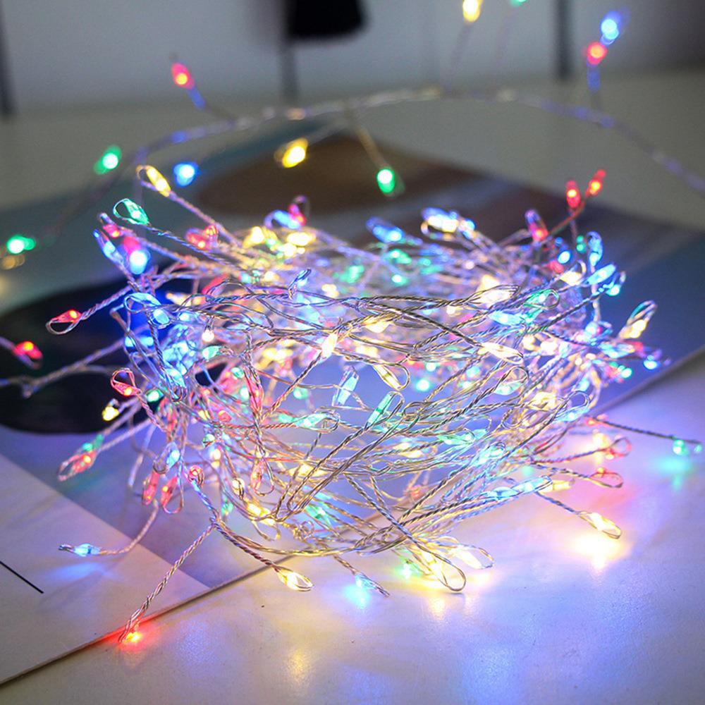 Cross-border copper wire firecracker light string, cake gift box packaging lantern string, Christmas romantic decoration flashing light string