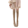winter new arrival: plus size fleece-lined over-the-knee boots for cross-border e-commerce. sizes 35-42 available. wholesale options available. dropshipping for  and