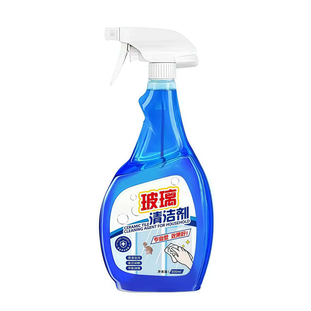 Glass cleaner - household window cleaning, powerful stain removal, descaling, bathroom water stain remover, mirror cleaner - the ultimate cleaning solution