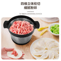 Meat grinder 6 liters/10 liters commercial electric stainless steel stuffing and minced meat machine for home garlic chili cooker