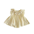 Summer baby girl romper dress - lightweight, sweet, and cute dopamine summer outfit