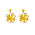 Straw sunflower vacation earrings for women 2026 new exaggerated beach accessories unique beautiful earrings wholesale