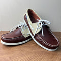 Genuine leather sailing shoes, slip-on loafers, classic low-top casual men's shoes, british trendy business casual shoes, real shots