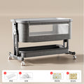 Baby crib mobile baby bed multifunctional patchwork large bed cradle newborn foldable portable for home