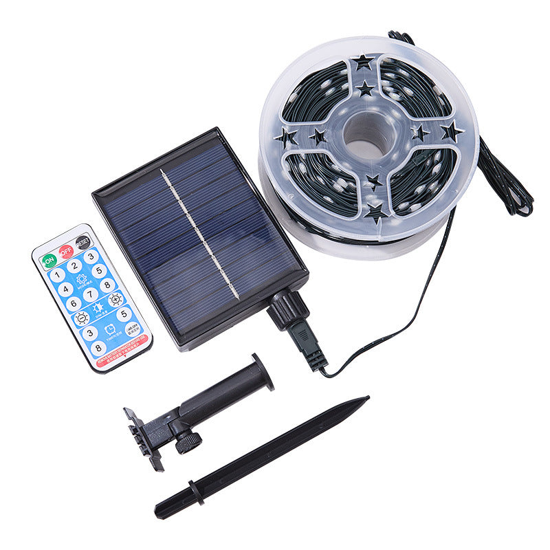 Leather coil disk ambient light string outdoor courtyard indoor room decoration lighting decorative light string LED luminous lights