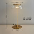 Modern minimalist glass table lamp - nordic style, light luxury design for master bedroom, living room, bedroom bedside - soft decoration design accent table lamp