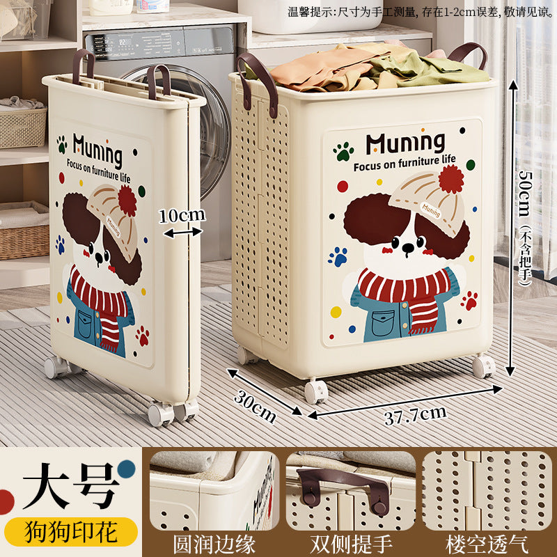 Dirty clothes basket for homefoldable dirty clothes storage basket bathroom clothes storage basket large capacity clothing handy gadget