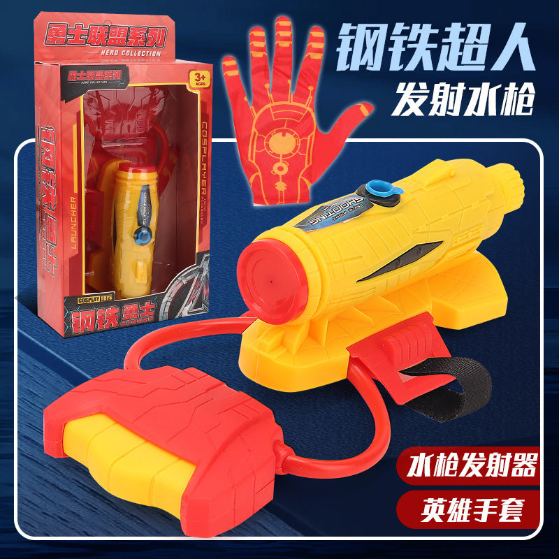 Kids' manual glock water gun - linked recharge, summer beach water blaster, boys' water toy, wholesale for street vendors
