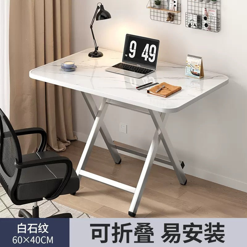 Simple foldable small square dining table for home study rental house dormitory small apartment portable dining table casual