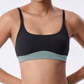 Naked contrast color tight sports suit pilates running fashion yoga clothes slimming look fitness vest dopamine