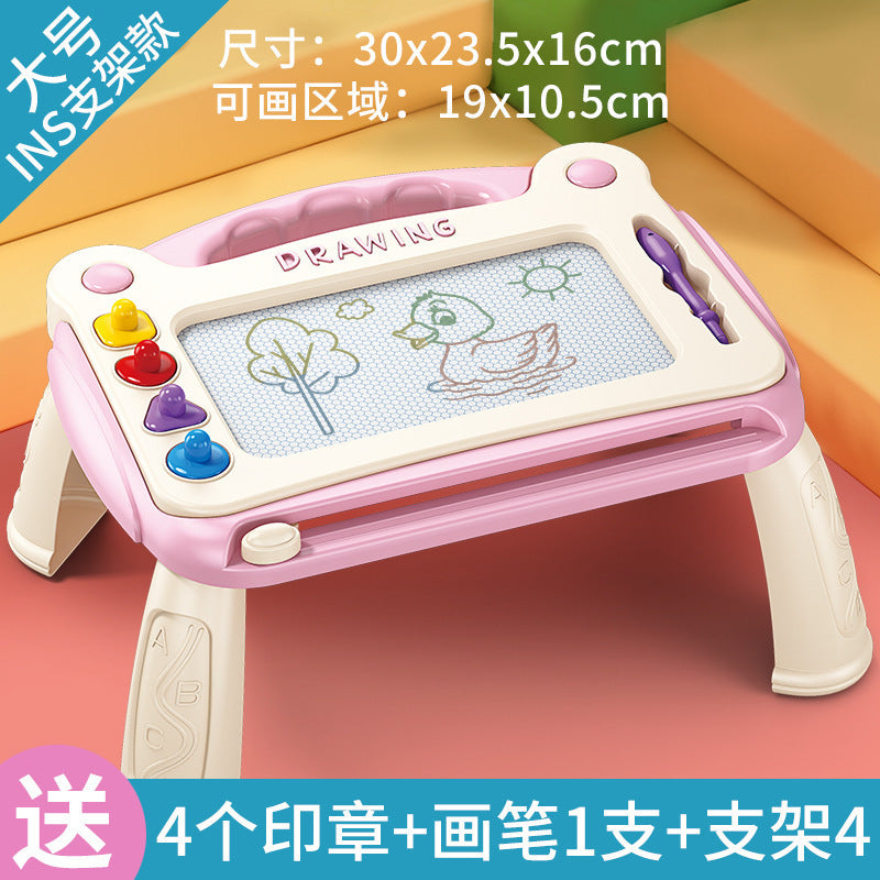Large children's drawing board - erasable magnetic writing board for early education, baby doodle pad, educational toy