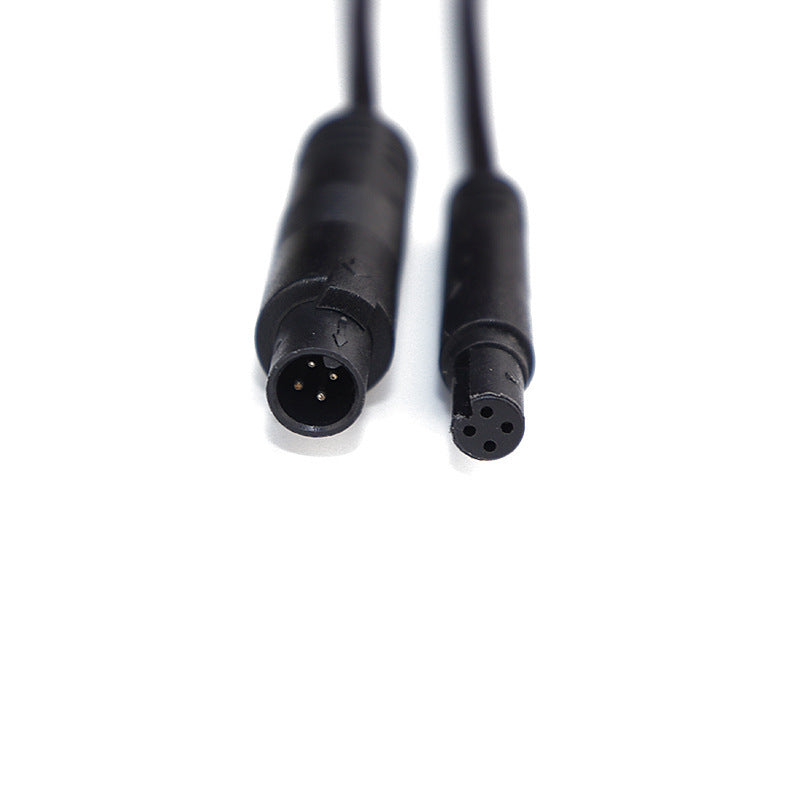Applicable to rearview mirror head BMW cable 4-pin 568-hole male and female recorder extension cable camera ambient light extension cable