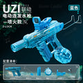 uzi uzi electric burst water gun fire flash linkage reloading large capacity water gun kids toys
