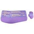 Mofii skyscraper ergonomic leather hand rest wireless keyboard and mouse suit factory direct sales nomi suit