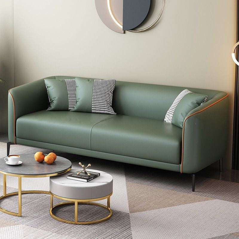 Sofa small apartment rental house living room casual modern apartment durable cat scratch leather sofa double three-person small sofa