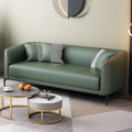 Sofa small apartment rental house living room casual modern apartment durable cat scratch leather sofa double three-person small sofa
