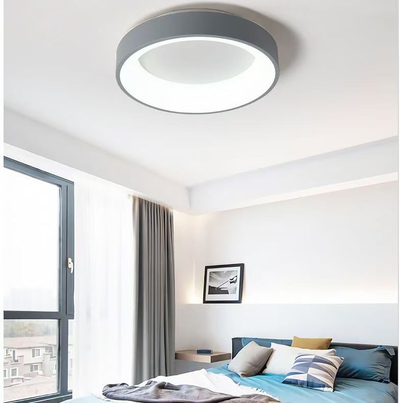 Modern minimalist led ceiling light for bedroom, living room, round room, warm and romantic, popular nordic style corridor lighting fixture