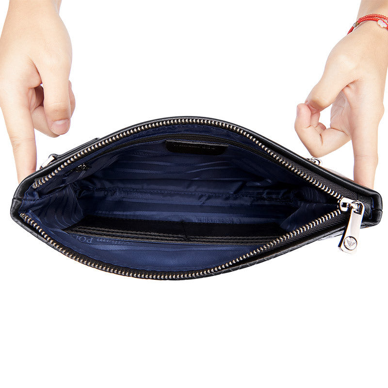 Emperor Paul clutch bag men's genuine leather business travel envelope bag first layer cowhide file handbag men's wholesale
