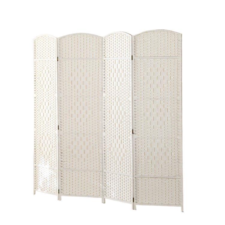 New chinoiserie hand-woven screen partition living room blocking foldablemovablecut out closed simple for home big sale