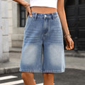 European and american clothing cross-border trade independent station  new cat whiskers fashion half length denim shorts casual pants trendy